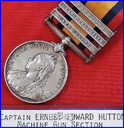 Captain Machine Gun Section Pre Ww1 British Army Queens South Africa Medal Qsa