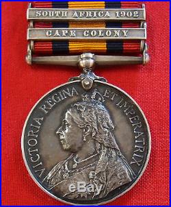 Captain Royal Welsh Fusiliers Pre Ww1 British Army Queens South Africa Medal Qsa