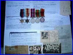 Captain WW2 Africa 1939-45 star South African General Service Corps GHQ medal
