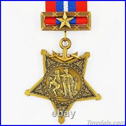 Cased U. S. Order Badge Medal of Honor 1896-1904 Navy MOH Replica Type? USA