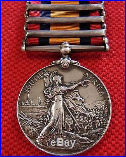 Casualty 2/ Royal Fusiliers Rare Pre Ww1 British Army Queens South Africa Medal