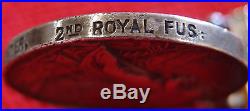 Casualty 2/ Royal Fusiliers Rare Pre Ww1 British Army Queens South Africa Medal