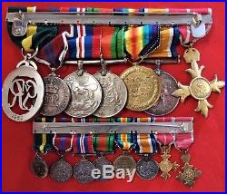Cbe Ww2 Obe Medal Group Colonel Somerville Royal Signals Northern Ireland Award