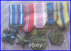 Collection Of 22 World War II Airforce Pins Medals And Ribbons