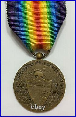 Cuba WW1 Interallied Victory Medal Genuine Official Issue Rare