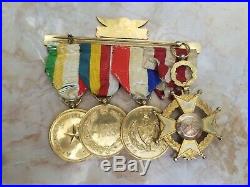 Cuba WW1 Republic Cuban 4 SEPT UNIFORM Merit Medal RIBBON 1933 MILITARY MERIT
