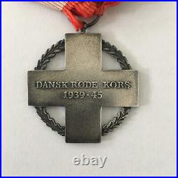 DENMARK. Red Cross Commemorative Medal for Relief Work during Wartime 1939-45