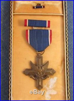 DISTINGUISHED SERVICE CROSS Named WW I Thomas Mader & Purple Heart & PA NG Medal