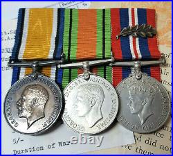Died Ww1 Royal Navy Air Service Rfc & Ww2 R. A. F To Flight Sgt Daniel M. I. D