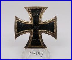 EK1 silver Iron Cross first class pin medal badge Imperial WW1 German 1914 award