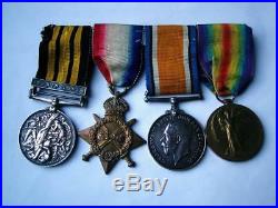 East West Africa Benin & WW1 Trio 1914 15 Star War & Victory medals H Hughes RM