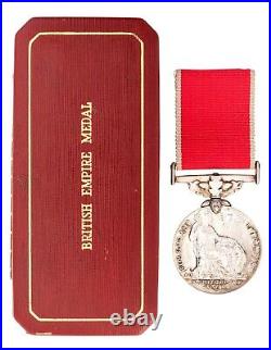 Elizabeth II British Empire Medal to FRANK WILLIAM CLEMENT In Case of Issue