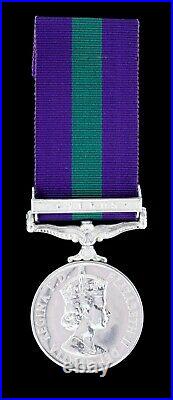 Elizabeth II General Service Medal Cyprus Clasp S/23195674. PTE. J. MAXWELL. R. A. S. C