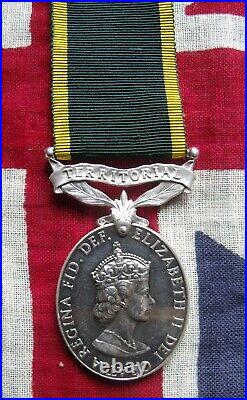 Elizabeth II Territorial Efficency Medal Knock Royal Artilery