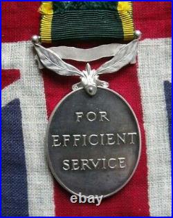 Elizabeth II Territorial Efficency Medal Knock Royal Artilery