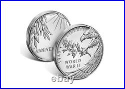 End of World War II 75th Anniversary Medal FREE SHIP