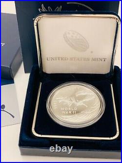 End of World War II 75th Anniversary Silver Medal DEADSTOCK FAST SHIPPING