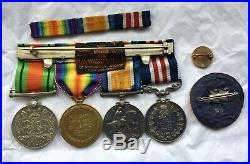 Excellent WW1 Trench Raid Military Medal Group, Mounted as Worn