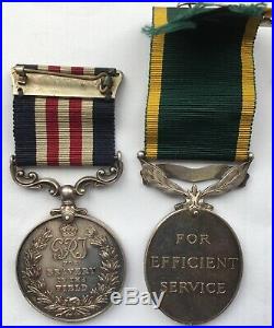 Excellent WW2 MID & Military Medal for Gallantry, Efficiency Medal group