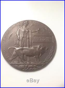 First World War Medals And Plaque London Irish Rifles Killed In Action 1915
