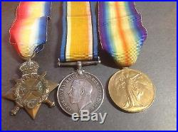 First World War Medals Cambridgeshire Regiment Private Lewis