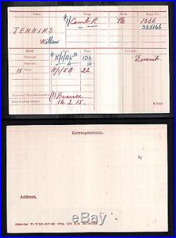 First World War Medals & Documents Cambridgeshire Regiment Private Jenkins
