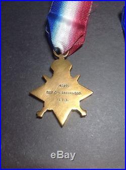 First World War Mons Star Long Service Medal Group Greenwood