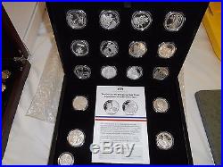 FIRST WORLD WAR SILVER MEDAL COLLECTION 16 Medallions With Certificates FREE $10