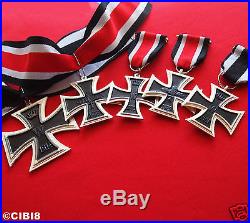FULL ELITE GERMAN IRON CROSS MILITARY MEDAL COLLECTION 5x AWARDS WW1 WW2 REPRO