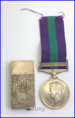 Family Medals from WWI & Palestine &Trench Art Lighter. 11847 & 14918668 FIELDING