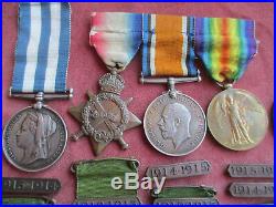 Family group of medals to the Pocock of Berkshire. Egypt 1882 & WW1 Medals ++