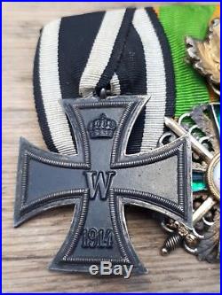 Fantastic Rare WW1 German Order of Lion Zähringer Oak Leaves Swords Medal Group