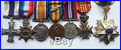Fantastic WW1 WW2 Triple Gallantry Twice MID Lt Col Royal Engineers Medal Group