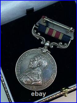 Fine & Rare World War I British Military Medal. Solid Silver. Unnamed
