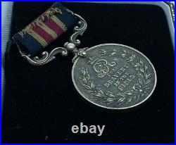 Fine & Rare World War I British Military Medal. Solid Silver. Unnamed