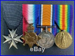 Fine WW1 St John Ambulance & RAMC Surgeons medal group Captain Goyder