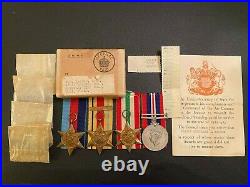 Fine WW2 RAF Pathfinder casualty medal group KIA Italy 104 squadron