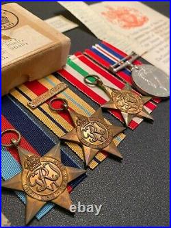 Fine WW2 RAF Pathfinder casualty medal group KIA Italy 104 squadron