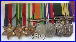 Fine WW2 medal group inc Territorial efficiency emergency Reserve