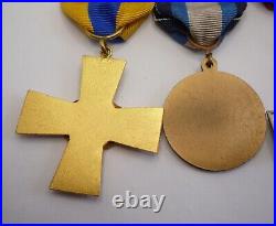 Finland / Finnish Order Of The Lion Merit Medal Group Of 3