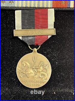 Framed WW2 Named American Navy Medals