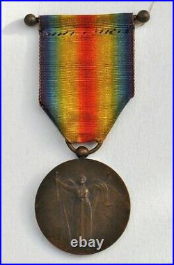 France French Ww1 Victory Medal Scarce Charles Type