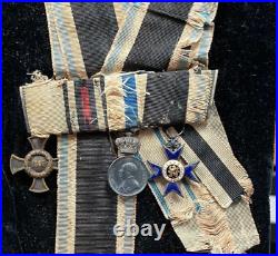 Franco-Prussian War WWI medals Imperial German Prussian Banner Pour Le Merite /