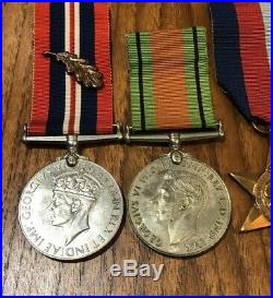 Full Set Of Original British WW2 Medals Including The Air Crew Europe Star