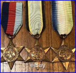 Full Set Of Original British WW2 Medals Including The Air Crew Europe Star
