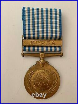 GENUINE VINTAGE Full Size GREEK issue United Nations Medal for Korea Korean War