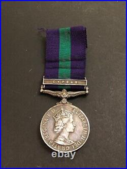 General Service Medal 1918 Clasp Cyprus