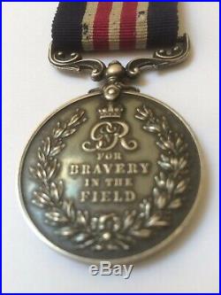 Genuine WW1 Military Medal MM Bravery in the Field excellent condition