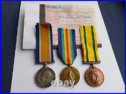 Genuine Ww1 Medal Pair & Territorial War Medal W L Baker Rfa