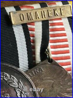 German Colonial and World War I Medal Bar